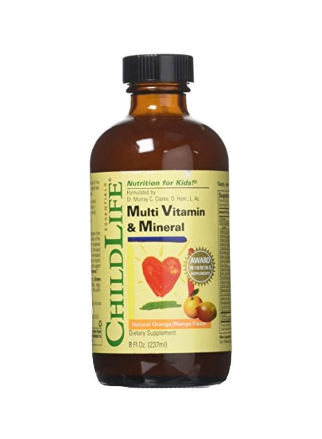 CHILDLIFE ESSENTIALS - Pack Of 2 Multi Vitamin And Mineral Natural Orange Mango Flavor Dietary Supplement - Image 1