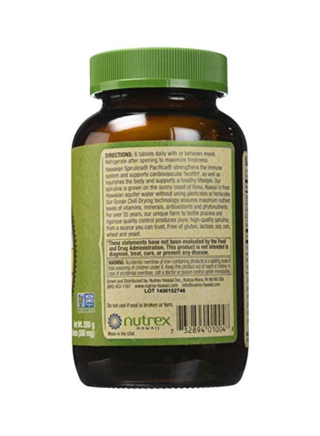 Nutrex Hawaii - Pure Hawaiian Spirulina Pacifica 500mg - 400 Tablets - Image 1