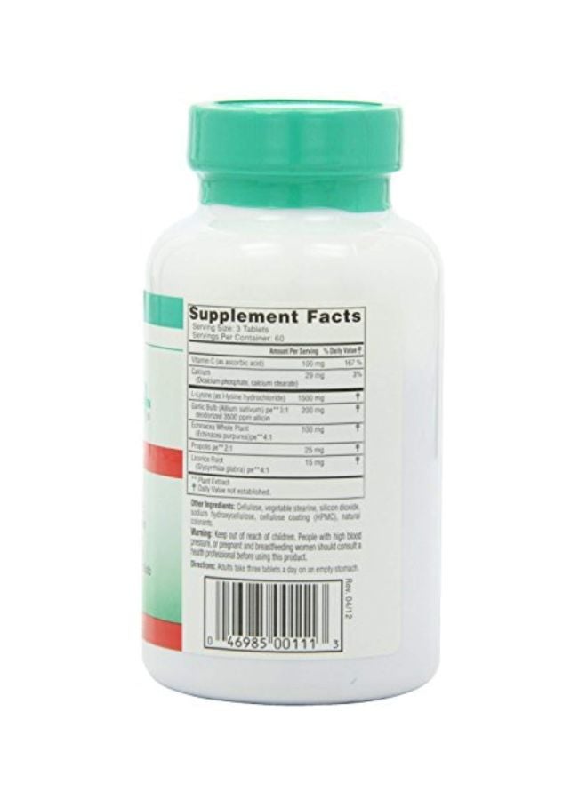 Quantum - Pack Of 4 Super Lysine Immune Support Dietary Supplement - 180 Tablets - Image 1