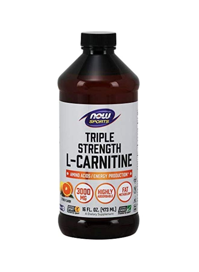 now SPORTS - Now Sports, L-Carnitine, Triple Strength 3000mg 16 Fl. Oz. - Image 1