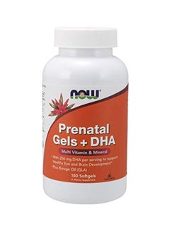 Prenatal Gels + DHA - 180 Softgels - v1575375561/N32473279A_1