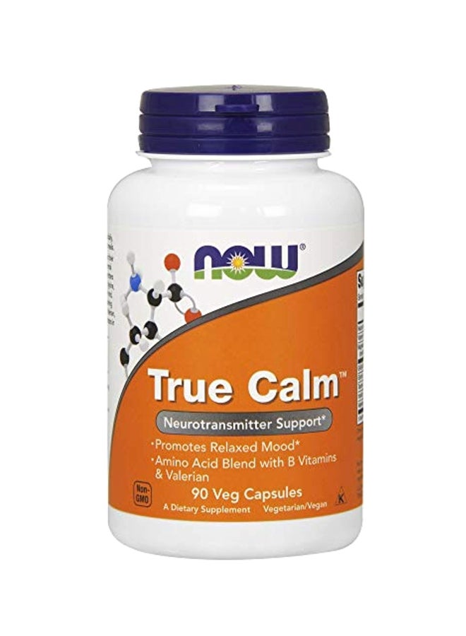 Now Foods - True Calm Neurotransmitter Support - 90 Capsules - Image 1