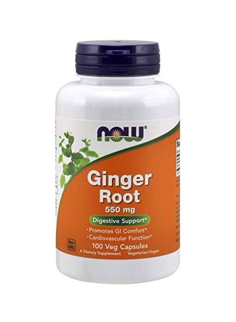 Ginger Root Digestive Support - 100 Capsules