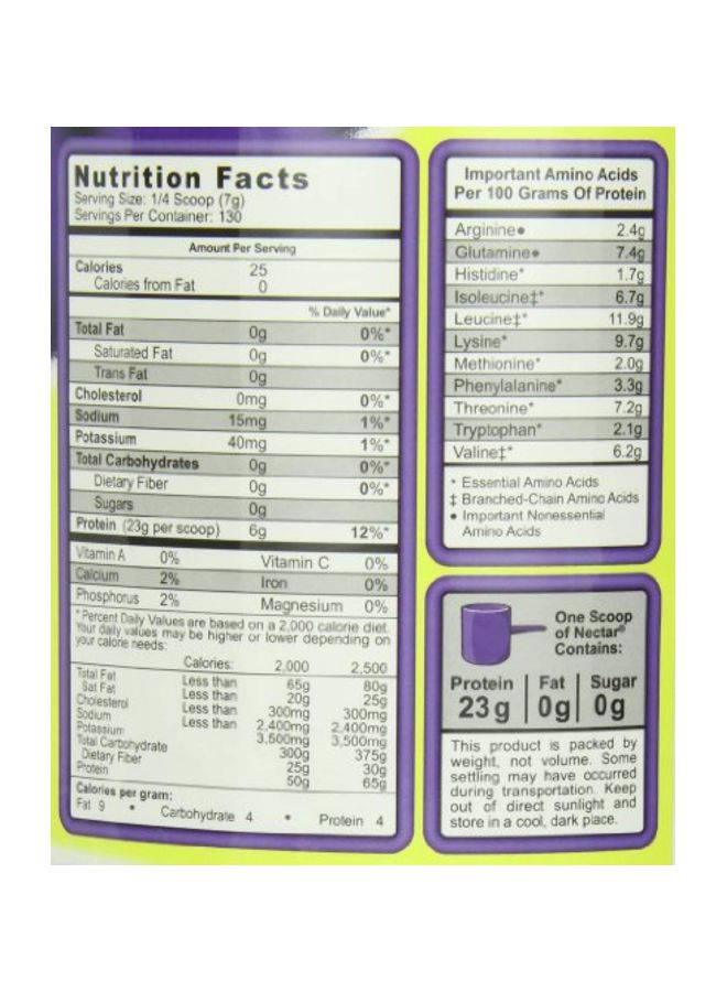 SYNTRAX - Nectar Whey Protein Isolate - Roadside Lemonade - Image 1