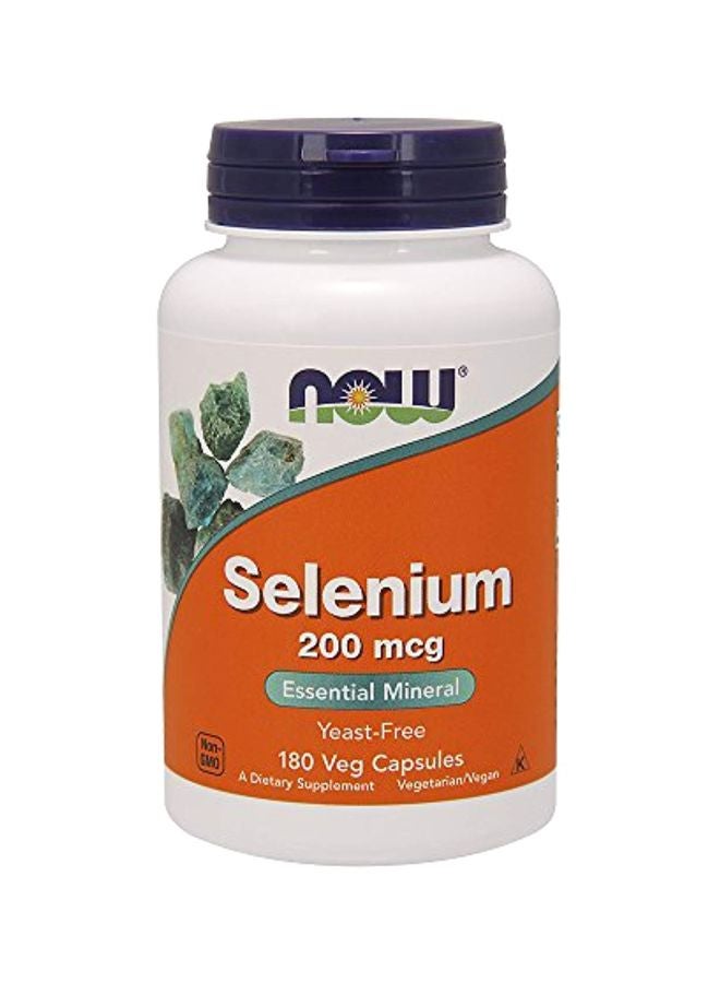 Selenium Dietary Supplement 200mcg - 180 Capsules