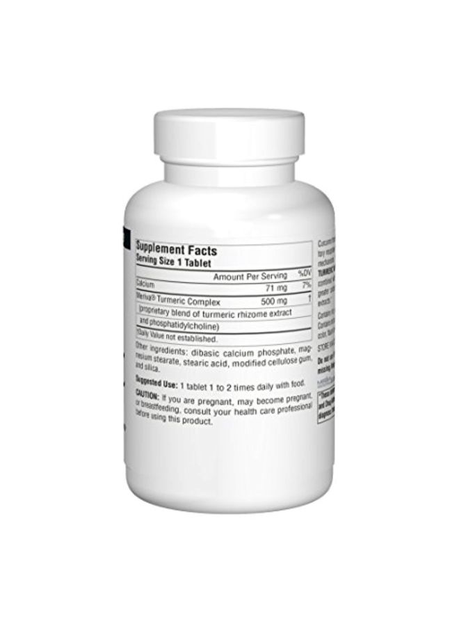 Source Naturals Turmeric With Meriva Dietary Supplement 500 Mg - 120 Tablets - Image 2