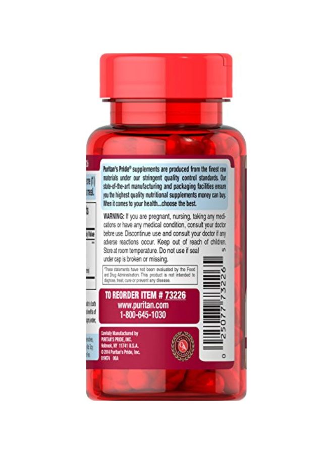 Puritan's Pride - Natural Cranberry Fruit Concentrate Dietary Supplement - 120 Capsules - Image 1