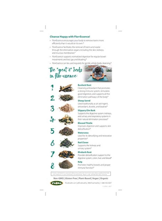 فلورا مجموعة مكمل عشبي إسينز للتخلص من السموم مكونة من 16 قطعة - Image 3