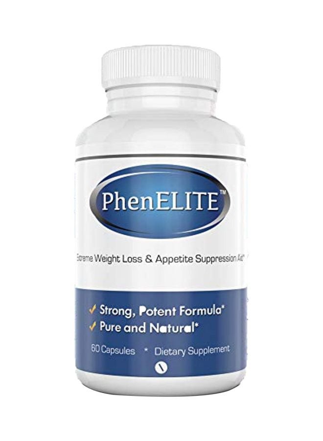 Phenelite - Pack Of 3 Weight Loss And Appetite Suppressant Dietary Supplement - 60 Capsules - Image 1