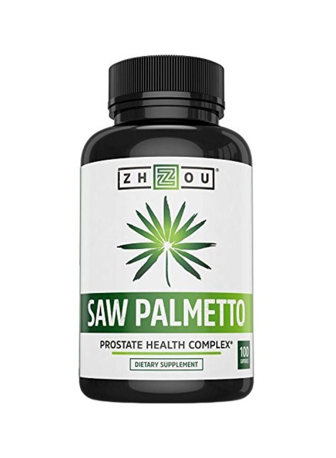 Zhou Nutrition - Saw Palmetto Prostate Health Dietary Supplement - 100 Capsules - Image 1