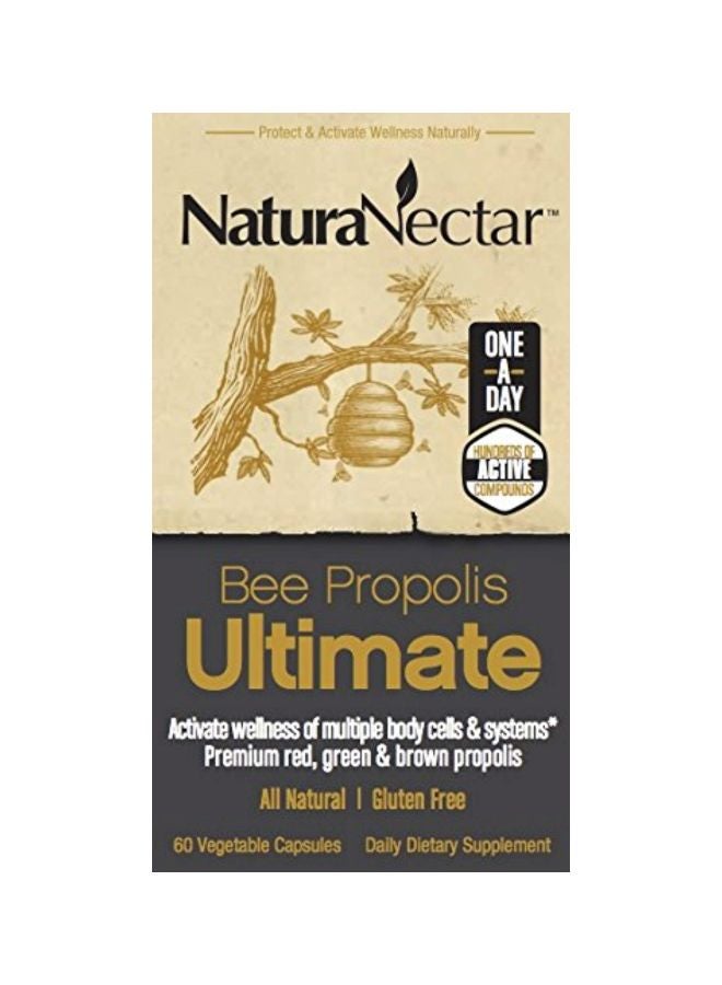 Bee Propolis Ultimate Dietary Supplement - 60 Vegetable Capsules - v1575376385/N32473804A_2