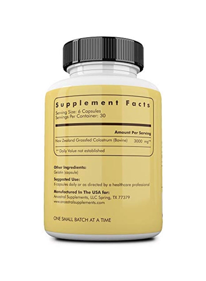 Ancestral Supplements Grassfed Colostrum 50 Mg - 180 Capsules  - Image 3