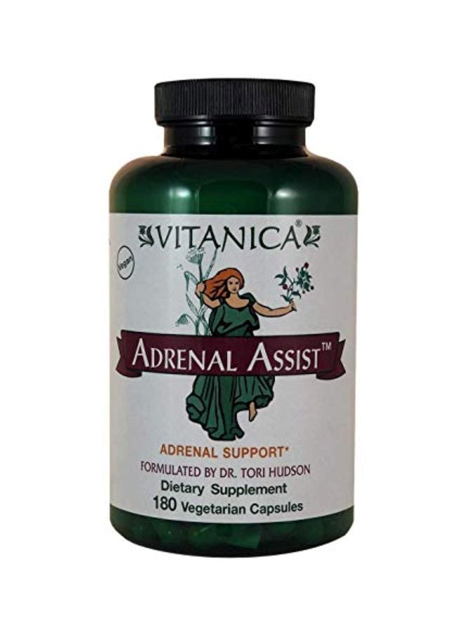 Vitanica Adrenal Support Dietary Support - 180 Vegetarian Capsules  - Image 1