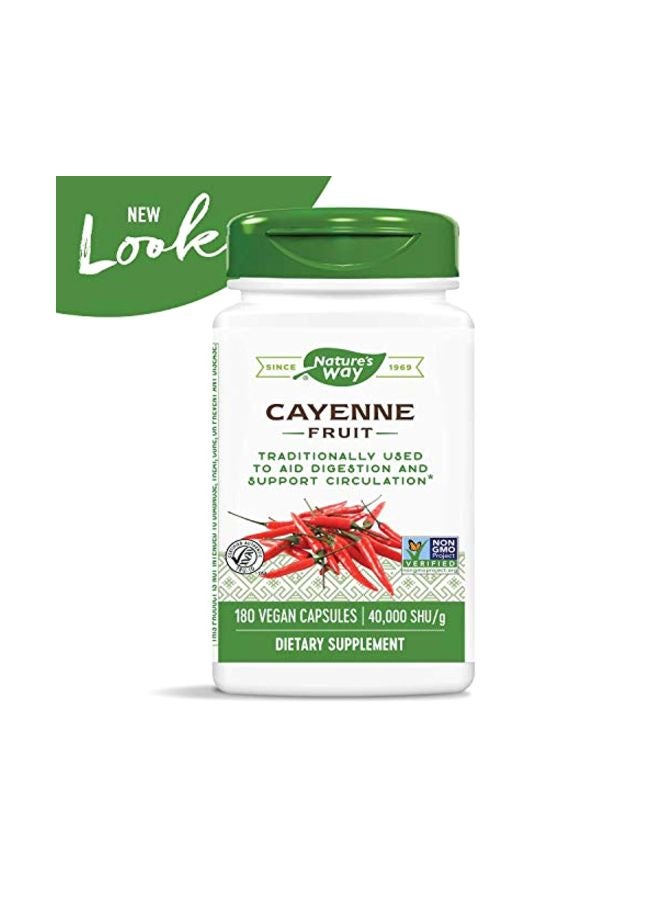 Cayenne Pepper Dietary Supplement - 180 Count