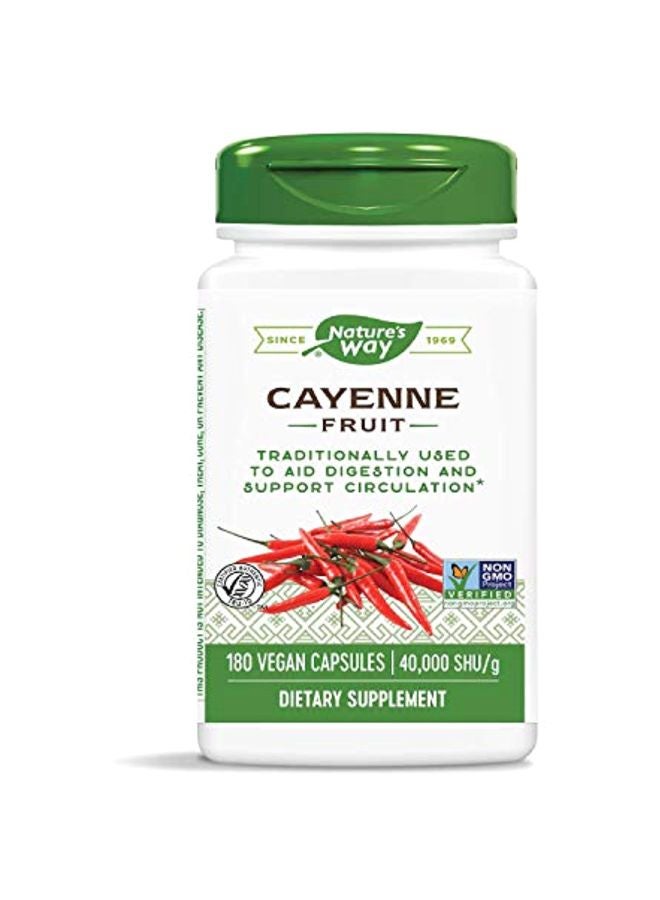 Cayenne Pepper Dietary Supplement - 180 Count