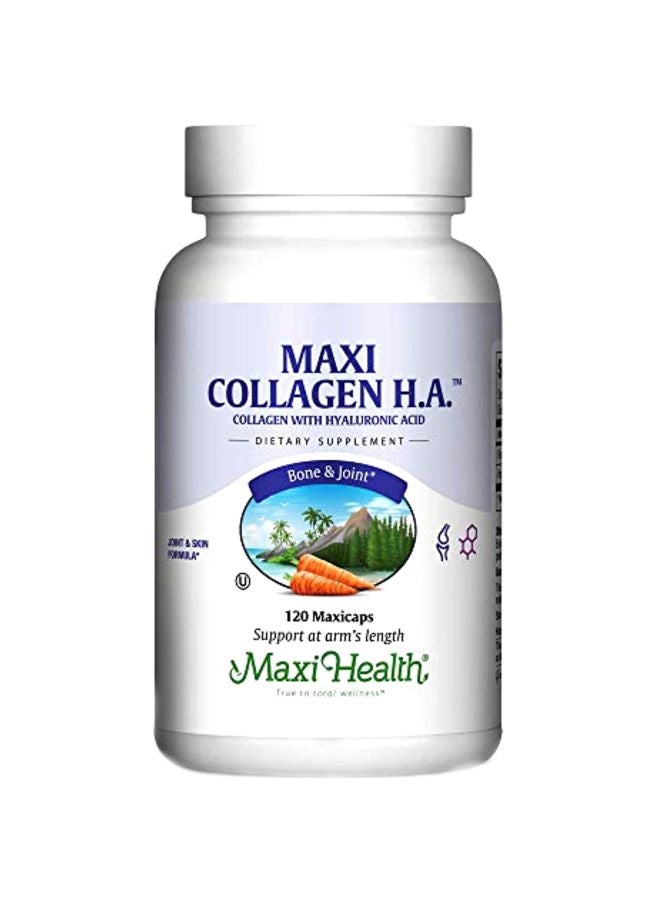Maxi Health - Maxi Collagen H.A Dietary Supplement - 120 Maxicaps - Image 1