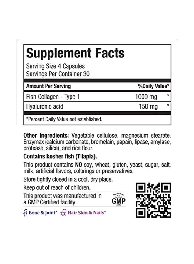 Maxi Health - Maxi Collagen H.A Dietary Supplement - 120 Maxicaps - Image 1