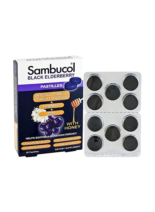 Sambucol Black Elderberry Dietary Supplement - 20 Pastilles  - Image 2