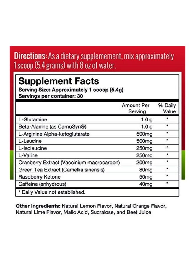 Red Leaf - Pre-Workout Energizer Nutrition Powder - Image 1