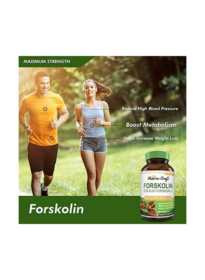 Natures Craft - Forskolin Coleus Forskohlii Supplement - 60 Capsules - Image 1