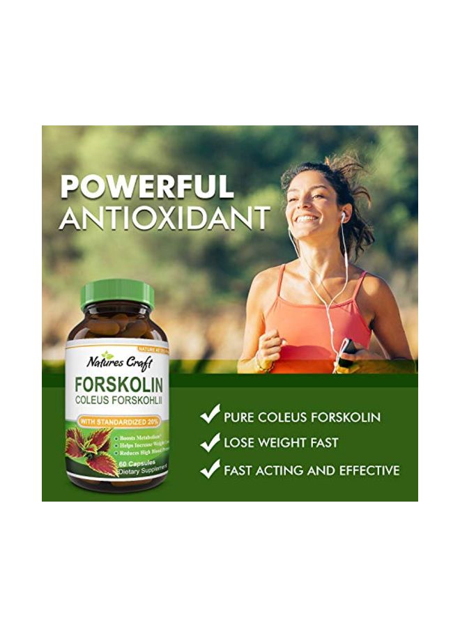 Natures Craft - Forskolin Coleus Forskohlii Supplement - 60 Capsules - Image 1