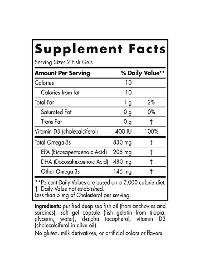 NORDIC NATURALS Prenatal DHA Omega 3 400 IU Dietary Supplement 500 mg - 180 Soft Gels - Image 5
