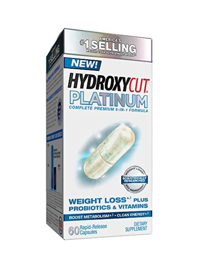 Hydroxycut - Platinum Dietary Supplement - 60 Capsules - Image 1