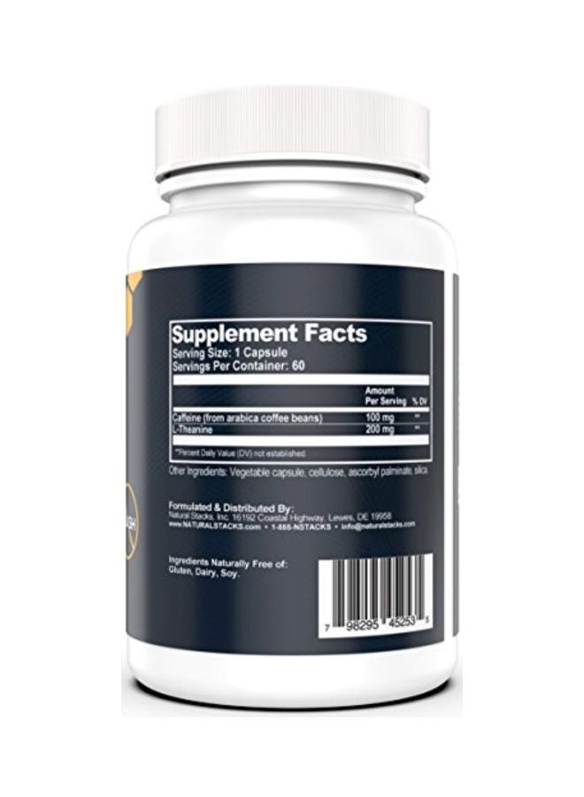 Smart Caffeine Supplement - 60 Vegetarian Capsules - v1575377028/N32481149A_2