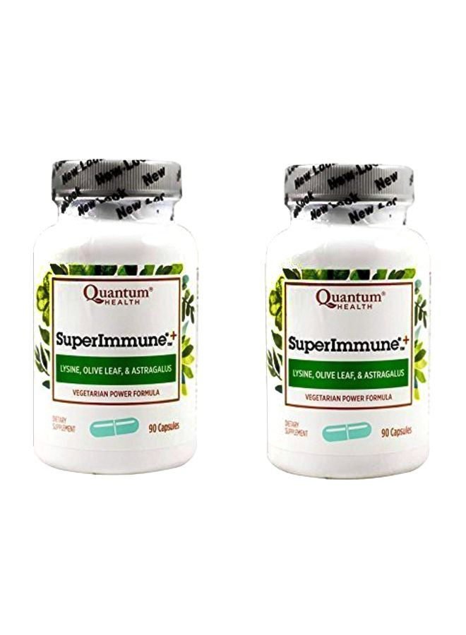 Quantum Pack Of 2 Super Immune Dietary Supplement - 90 Capsules  - Image 1