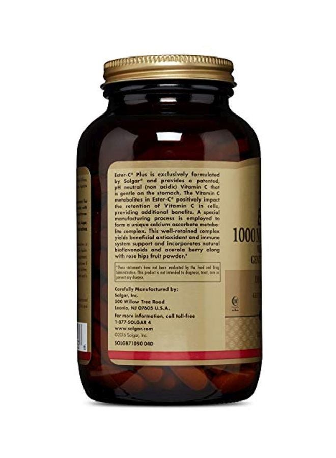 Solgar Ester-C Plus Immune Support Dietary Supplement - 180 Tablets - Image 4