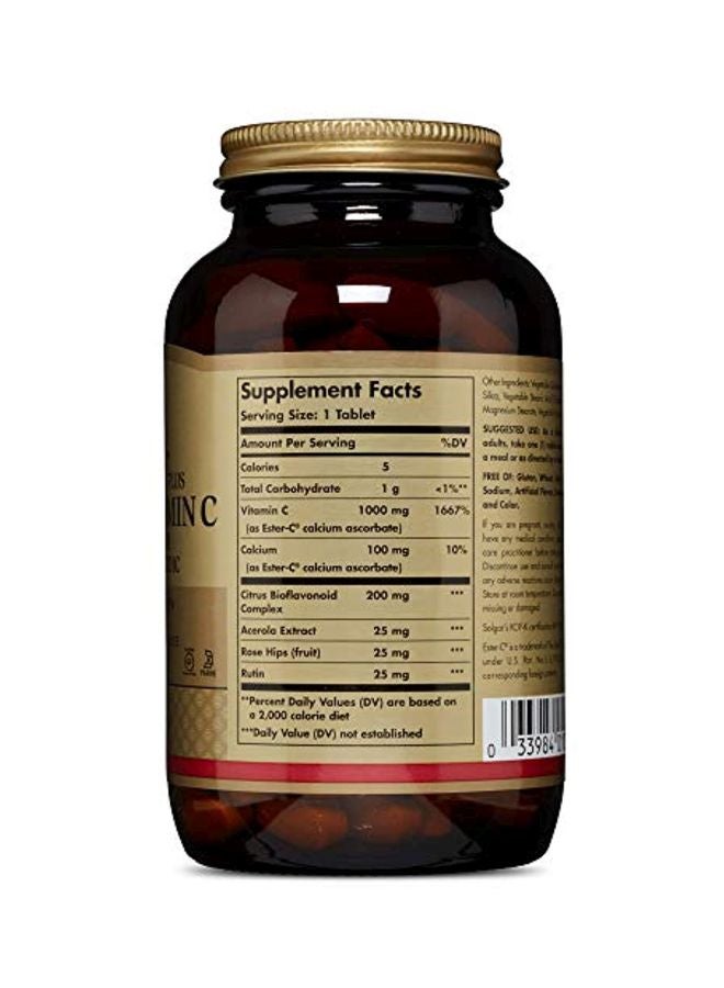 Solgar Ester-C Plus Immune Support Dietary Supplement - 180 Tablets - Image 2