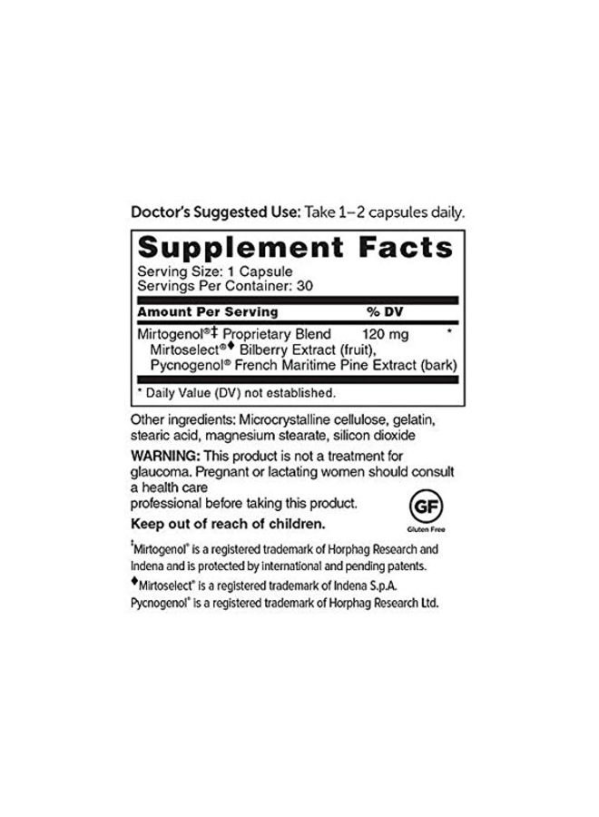 Dr. Whitaker Ocular Pressure And Retina Defense Dietary Supplement - 30 Capsules - Image 2