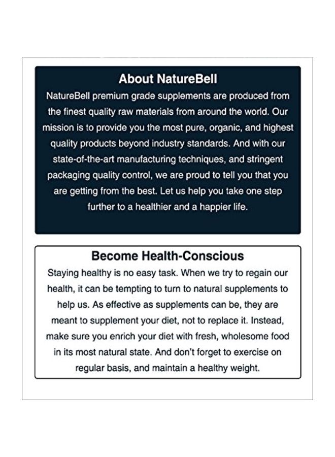 NatureBell - Pack Of 2 Magnesium Citrate Dietary Supplement 500 Mg - 180 Capsules - Image 1