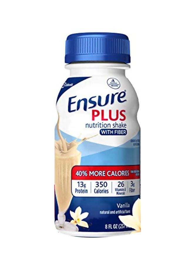 Ensure Plus 24-Piece Nutrition Shake With Fiber - Vanilla  - Image 1