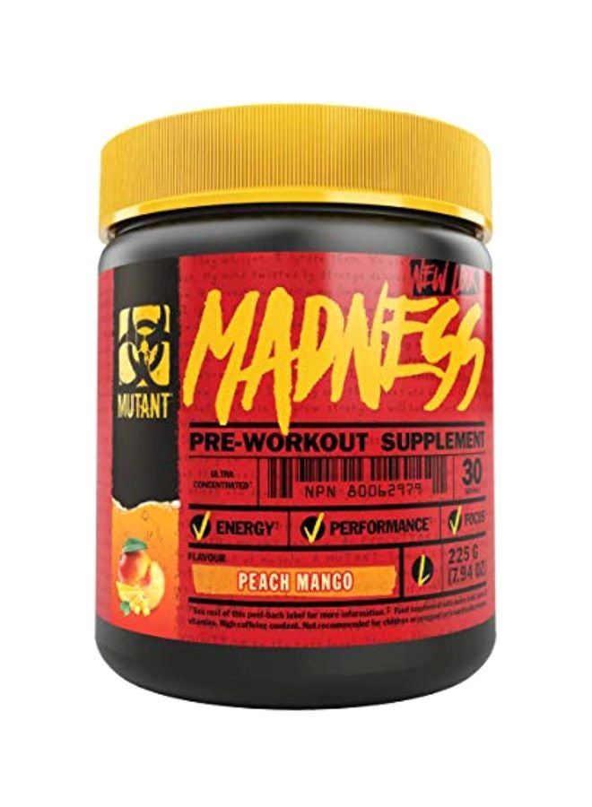 Madness Pre-Workout Supplement - Peach Mango - v1575377258/N32481188A_1