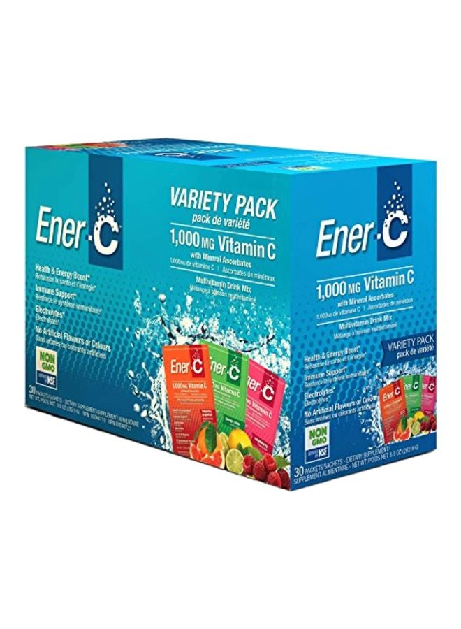 عبوة من 30 فيتامين سي لدعم المناعة 1000 ملغ 9.9 أونصة (282.9 غ)