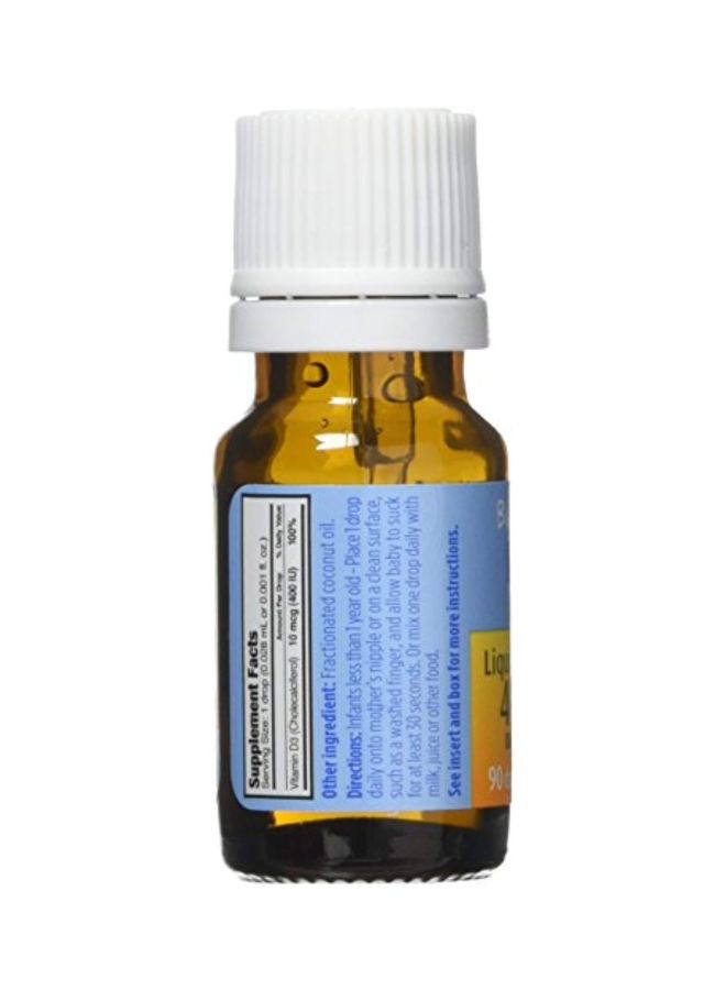 Ddrops 3-Piece Liquid Vitamin D3 400 IU Dietary Supplement - 90 Drops - Image 3