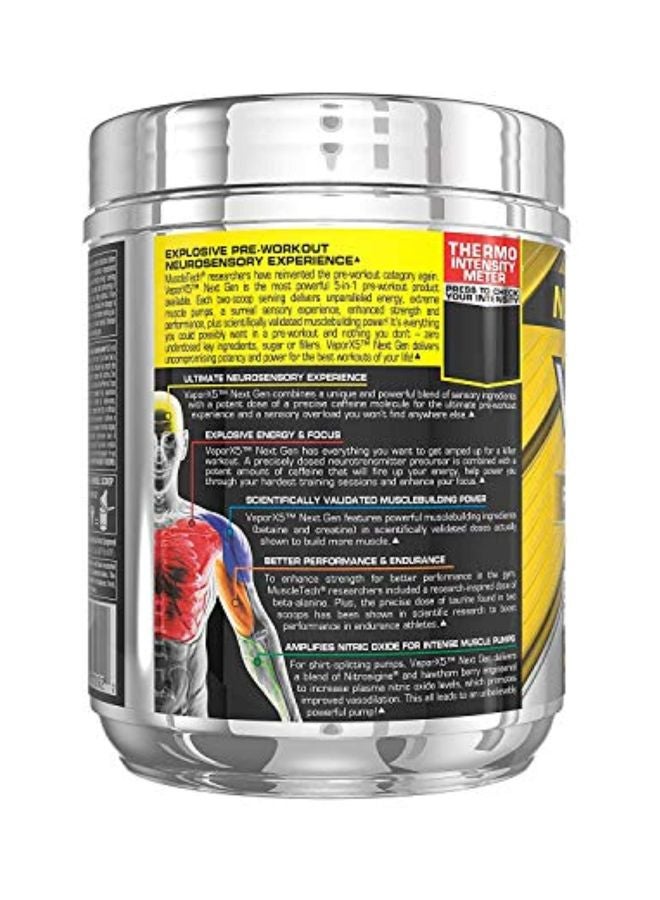 MuscleTech VaporX5 Next Gen Pre-Workout - Blue Raspberry Fusion - 30 Servings - Image 3