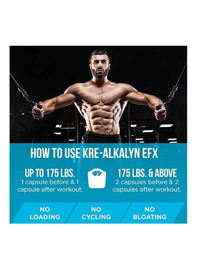 EFX SPORTS - Kre-Alkalyn EFX - 120 Capsules - Image 1
