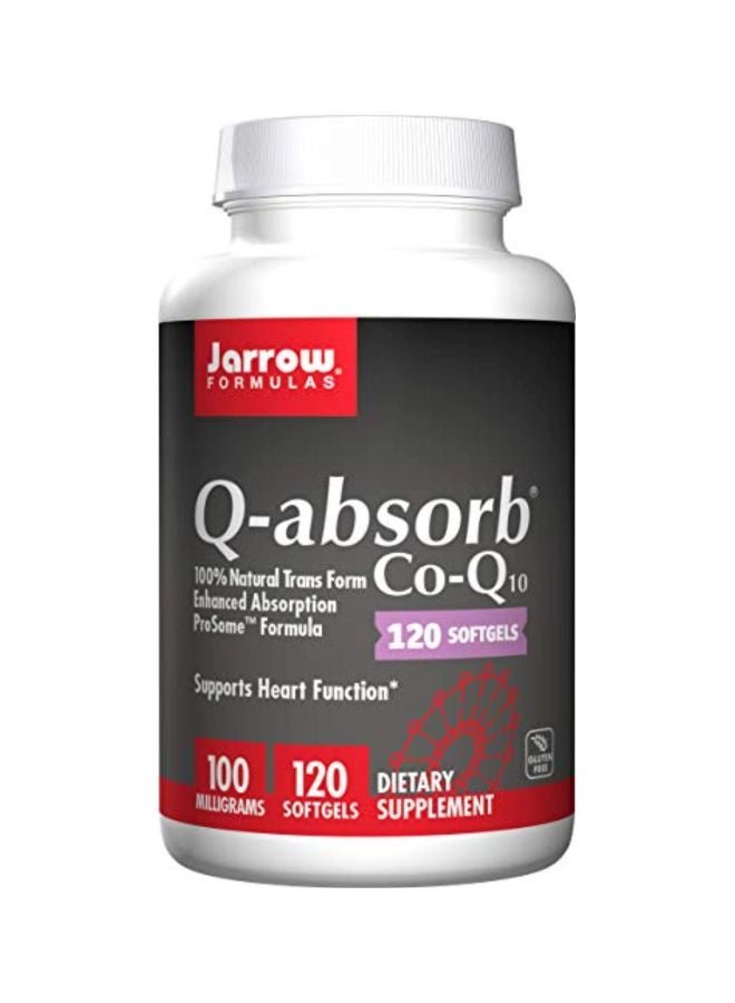 jarrow formulas Q-Absorb Heart Function Support Dietary Supplement 100 Mg - 120 Capsules - Image 1