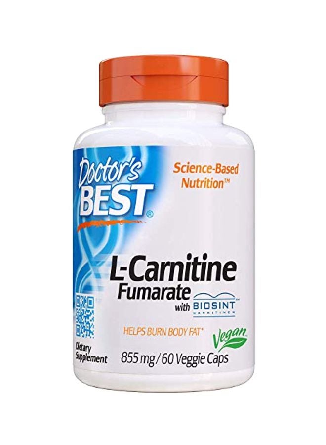 Doctor's BEST - L-Carnitine Fumarate - 60 Veggie Caps - Image 1