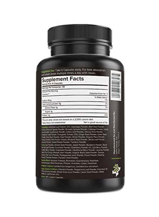 Texas SuperFood Family of Products - Whole Food Dietary Supplement - 180 Capsules - Image 1