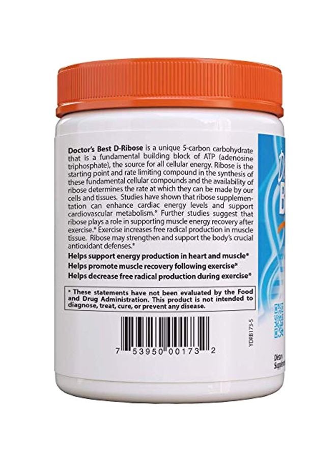 Doctor's BEST - Pure D-Ribose Powder - Image 1