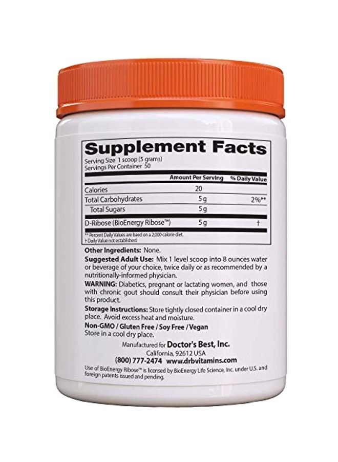 Doctor's BEST - Pure D-Ribose Powder - Image 1