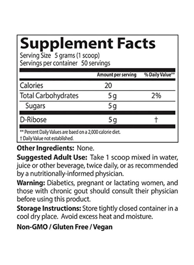 Doctor's BEST - Pure D-Ribose Powder - Image 1