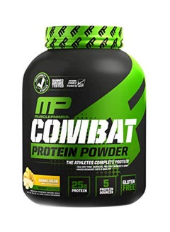 MusclePharm Combat Protein Powder Dietary Supplement - Banana Cream  - Image 1