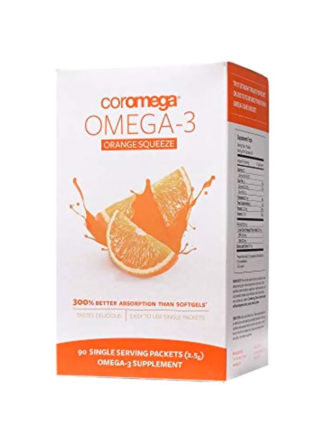 Pack Of 90 Omega 3 Supplement - Orange Squeeze - v1575377978/N32468722A_1