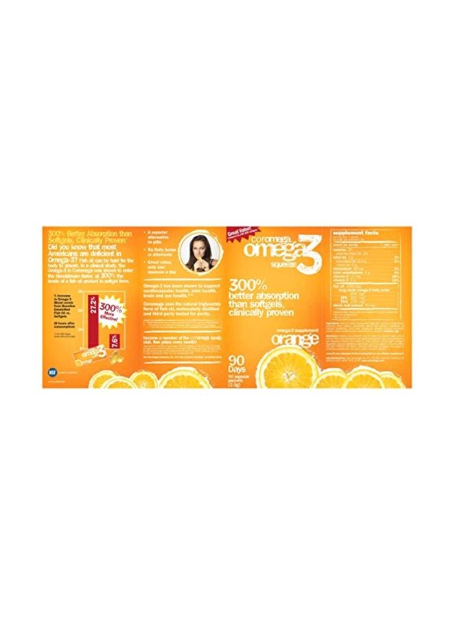 Pack Of 90 Omega 3 Supplement - Orange Squeeze - v1575377983/N32468722A_2