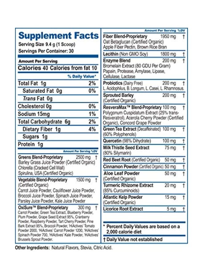Greens First - Pack Of 2 Nutrient Rich-Antioxidant Dietary Supplement - Image 1