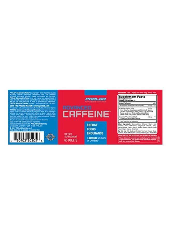 PROLAB - Advanced Caffeine - 60 Tablets - Image 1